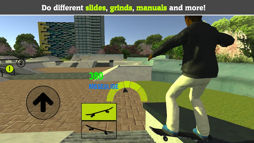 Skateboard FE3D 2 (Скейтборд 3D 2)  [МОД Бесконечные монеты] Screenshot 1