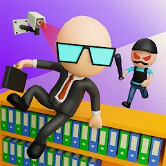 Скачать взломанную Escape The Office (Эскейп зе Офис)  [МОД Много монет] - полная версия apk на Андроид