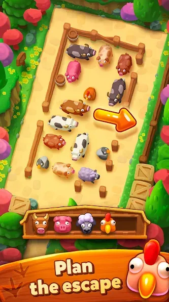 Farm Jam: Animal Parking Game (Фарм Джам)  [МОД Menu] Screenshot 4