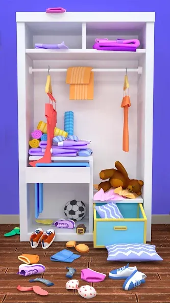 Fill the Closet: Organize Game (Фил зе Клозет)  [МОД Много монет] Screenshot 1