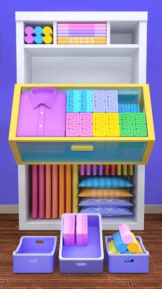 Fill the Closet: Organize Game (Фил зе Клозет)  [МОД Много монет] Screenshot 3