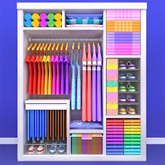 Взломанная Fill the Closet: Organize Game (Фил зе Клозет)  [МОД Много монет] - последняя версия apk на Андроид