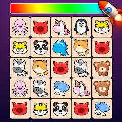 Скачать взлом Match Animal - Match Game (Матч Зверь Матч Игра)  [МОД Menu] - стабильная версия apk на Андроид