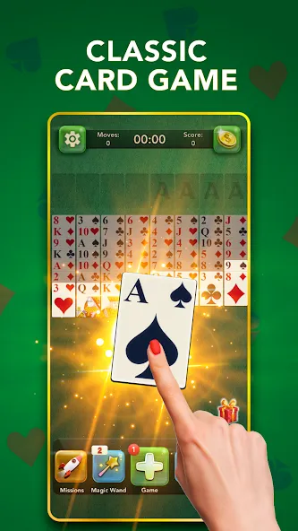 FreeCell Classic Card Game (ФриСел Классическая карточная игра)  [МОД Много монет] Screenshot 1