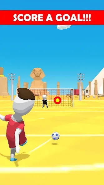 Stickman Freekick: Soccer game  [МОД Menu] Screenshot 2