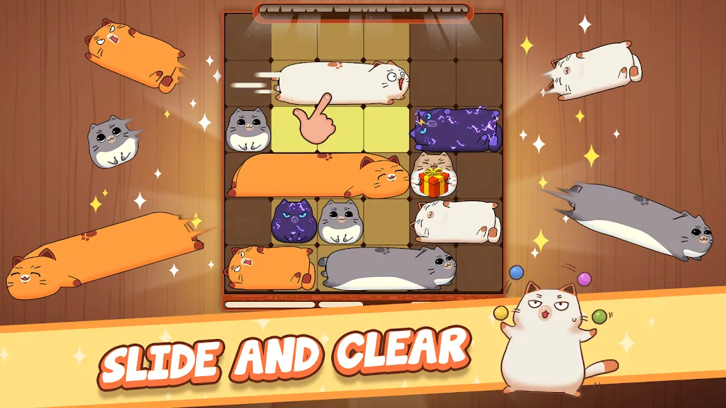 Haru Cats: Cute Sliding Puzzle (Хару Кэтс)  [МОД Mega Pack] Screenshot 1