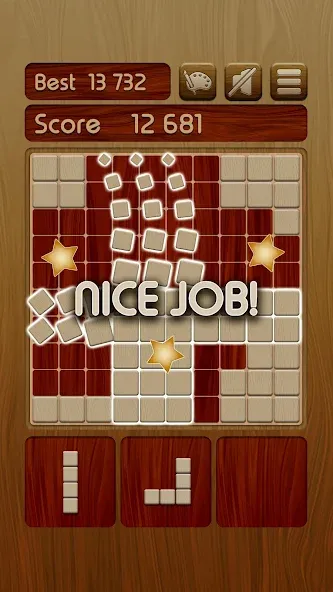 Woody Block Puzzle ® (Вуди блок пазл)  [МОД Бесконечные монеты] Screenshot 2