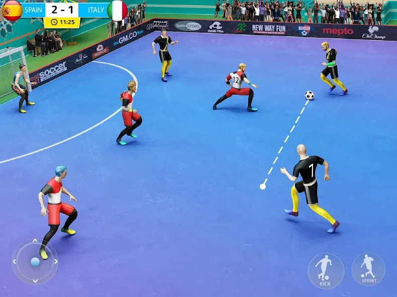 Indoor Futsal: Football Games (Индор Футзал)  [МОД Menu] Screenshot 5