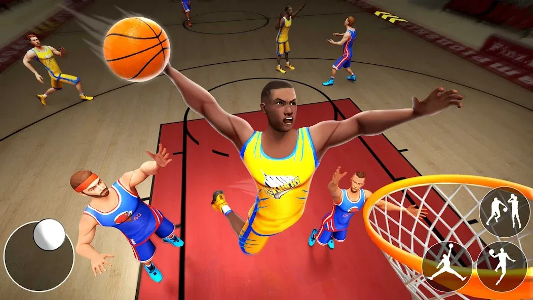 Dunk Smash: Basketball Games (Баскетбольные игры)  [МОД Menu] Screenshot 1