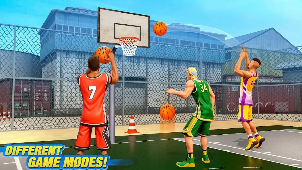 Dunk Smash: Basketball Games (Баскетбольные игры)  [МОД Menu] Screenshot 3