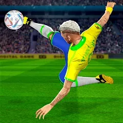 Скачать взломанную Play Football: Soccer Games (тар Футбол 23)  [МОД Меню] - полная версия apk на Андроид