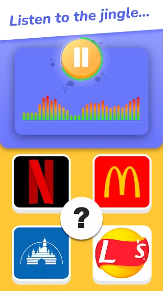 Jingle Quiz: logo music trivia (Джингл Квиз)  [МОД Все открыто] Screenshot 1