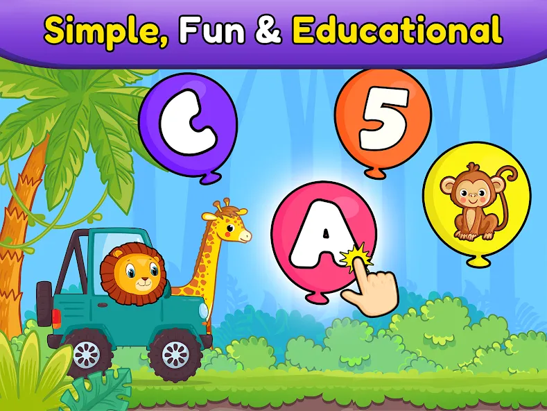 Balloon Pop Kids Learning Game  [МОД Menu] Screenshot 2