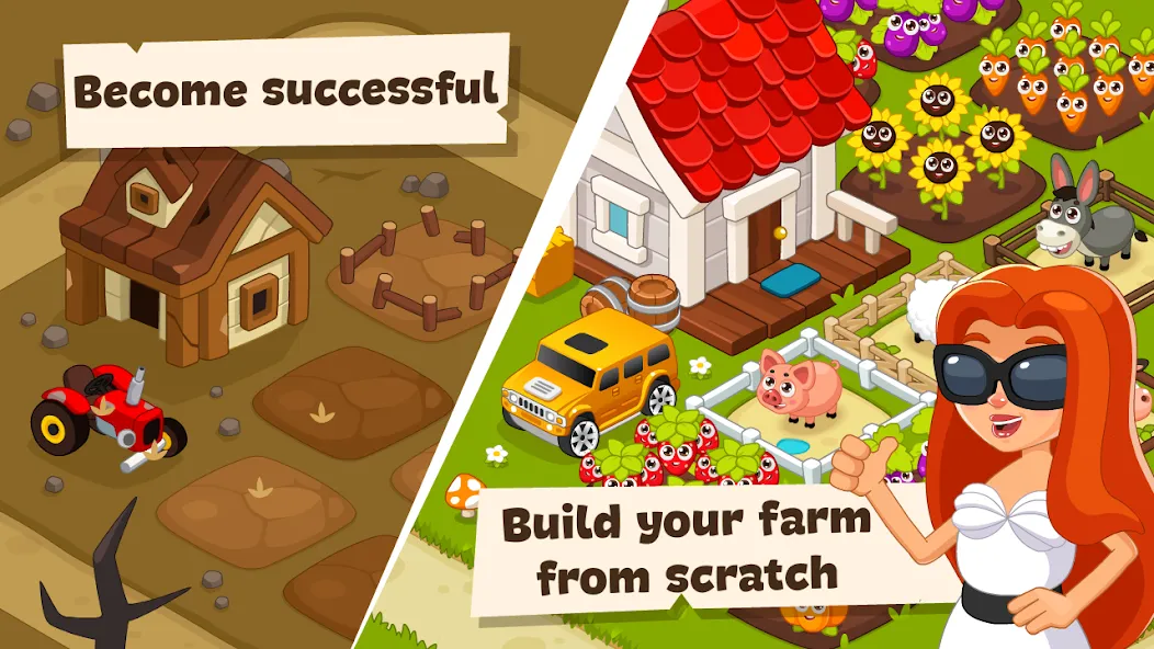 Idle Farm Game Offline Clicker  [МОД Меню] Screenshot 2