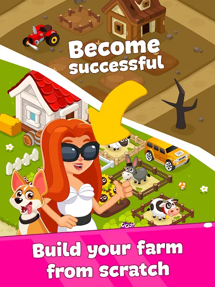 Idle Farm Game Offline Clicker  [МОД Меню] Screenshot 5