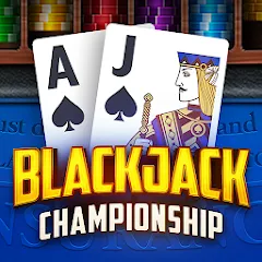 Взломанная Blackjack Championship (Блэкджек Чемпионат)  [МОД Все открыто] - полная версия apk на Андроид