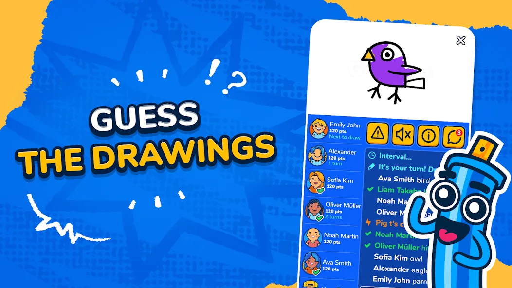 Gartic.io - Draw, Guess, WIN  [МОД Много денег] Screenshot 1