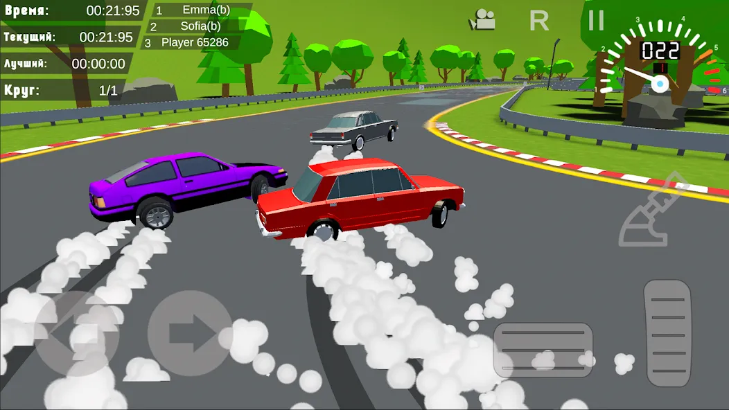 Drift in Car  [МОД Много денег] Screenshot 1