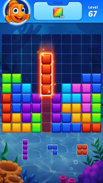 Block Puzzle Ocean  [МОД Меню] Screenshot 4