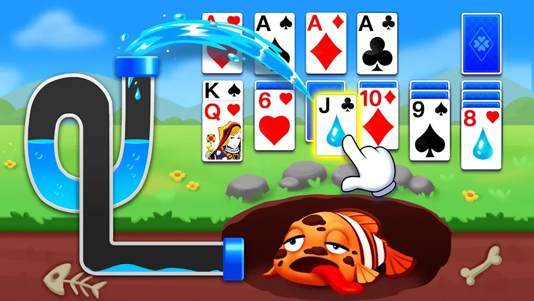 Solitaire Ocean  [МОД Menu] Screenshot 1