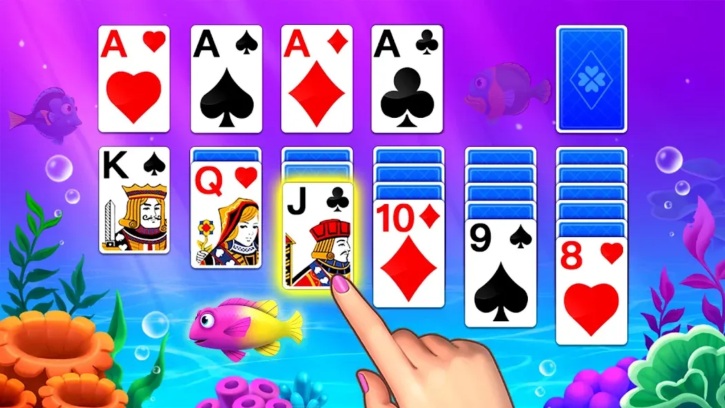 Solitaire Ocean  [МОД Menu] Screenshot 3