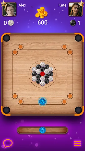 Carrom Lure - Disc pool game (Карром Лур)  [МОД Много денег] Screenshot 1