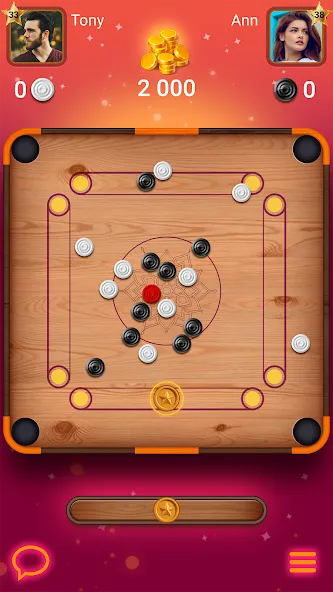 Carrom Lure - Disc pool game (Карром Лур)  [МОД Много денег] Screenshot 2