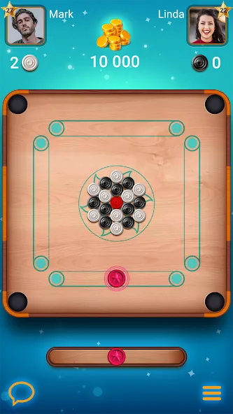 Carrom Lure - Disc pool game (Карром Лур)  [МОД Много денег] Screenshot 3