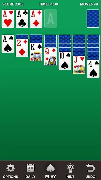 Solitaire.  [МОД Много денег] Screenshot 1