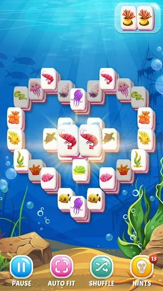 Mahjong Fish (Маджонг Рыбы)  [МОД Unlimited Money] Screenshot 1