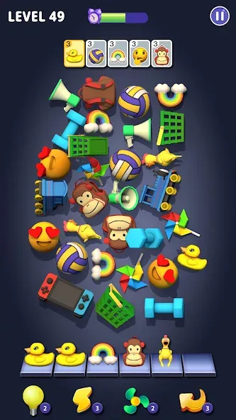 Matching Fun: Match Triple 3D (Матчинг Фан)  [МОД Много монет] Screenshot 2