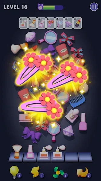 Matching Fun: Match Triple 3D (Матчинг Фан)  [МОД Много монет] Screenshot 3