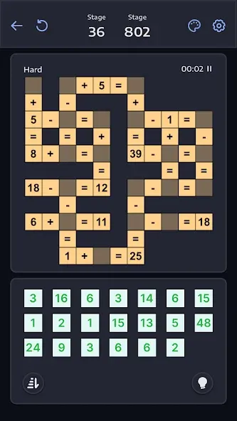 Crossmath - Math Puzzle Games (Математические головоломки игры)  [МОД Меню] Screenshot 5