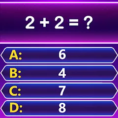 Скачать взломанную Math Trivia - Quiz Puzzle Game (Математические загадки)  [МОД Бесконечные монеты] - стабильная версия apk на Андроид