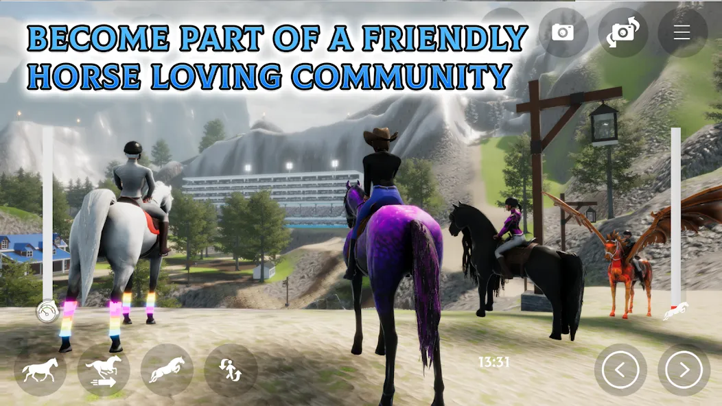 Horse Academy - Equestrian MMO (Хорс Академи)  [МОД Menu] Screenshot 4