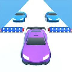 Скачать взломанную Merge Car Run - Evolution Race (Мердж Кар Ран)  [МОД Unlimited Money] - стабильная версия apk на Андроид