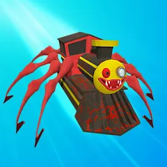 Скачать взлом Merge Spider Train  [МОД Menu] - стабильная версия apk на Андроид