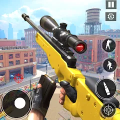 Скачать взломанную Code of Sniper 3D Gun Shooting  [МОД Unlimited Money] - полная версия apk на Андроид