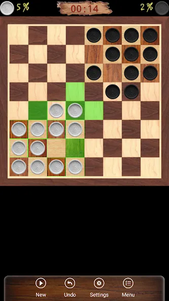 Ugolki - Checkers - Dama  [МОД Много монет] Screenshot 1