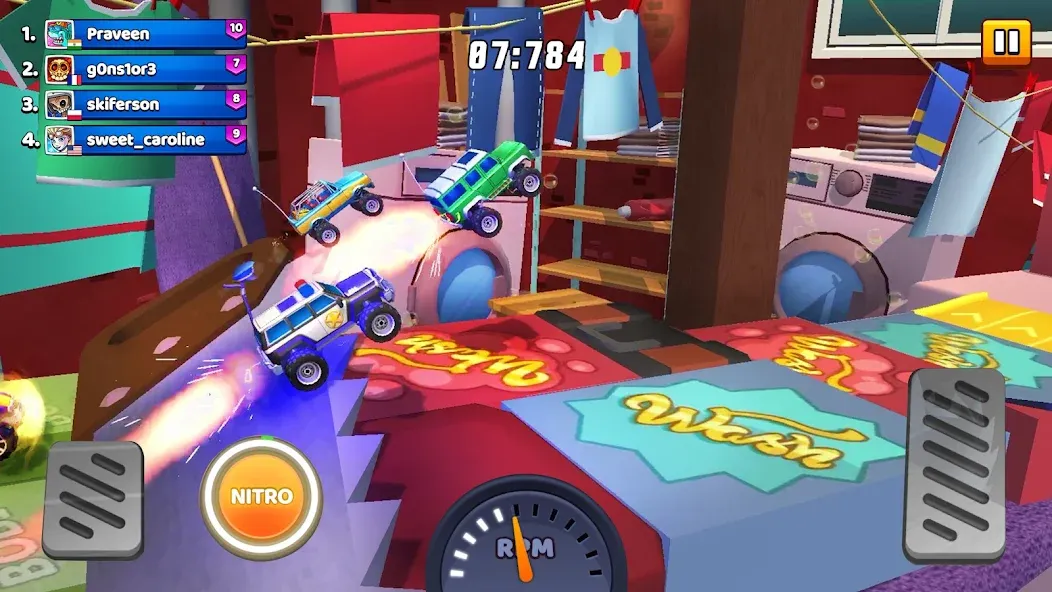 Nitro Jump - Car Racing (Нитро Джамп Рейсинг)  [МОД Много монет] Screenshot 4