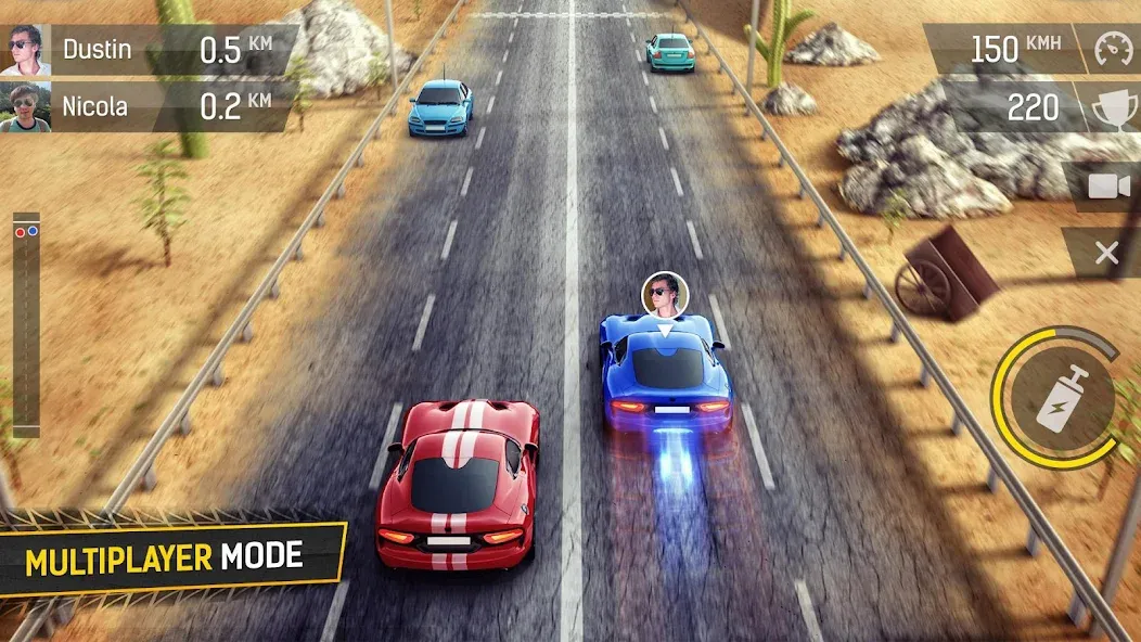 Racing Fever (Рейсинг Фивер)  [МОД Бесконечные монеты] Screenshot 2