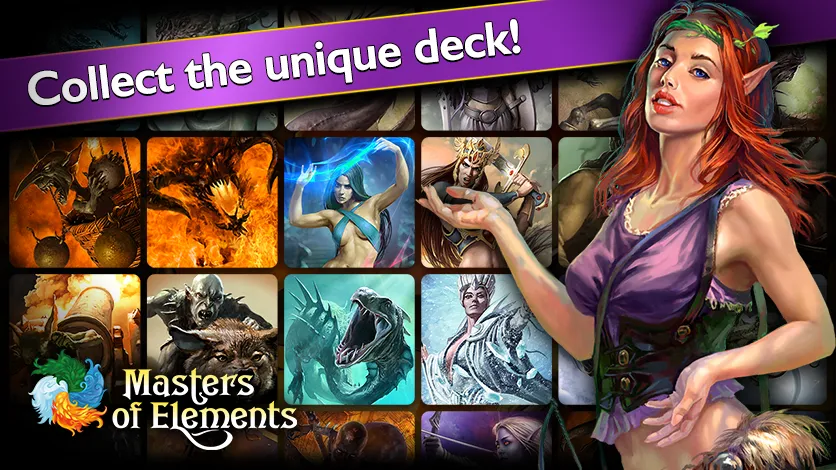 Masters of Elements－Online CCG  [МОД Все открыто] Screenshot 2