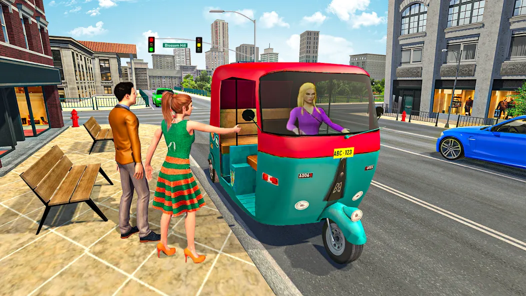 Tuk Tuk Auto Rickshaw Game 3d  [МОД Много денег] Screenshot 2