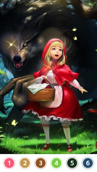 Myth & Fairy Color by Number  [МОД Все открыто] Screenshot 1