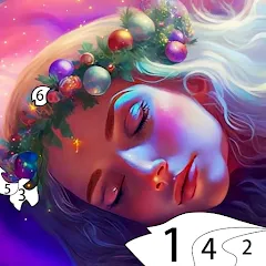 Скачать взломанную Myth & Fairy Color by Number  [МОД Все открыто] - стабильная версия apk на Андроид