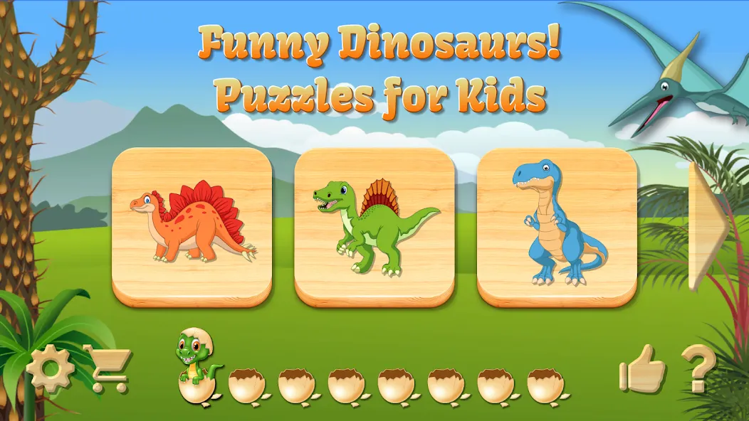 Dino Puzzle  [МОД Menu] Screenshot 1