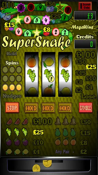 Super Snake Slot Machine  [МОД Бесконечные монеты] Screenshot 2