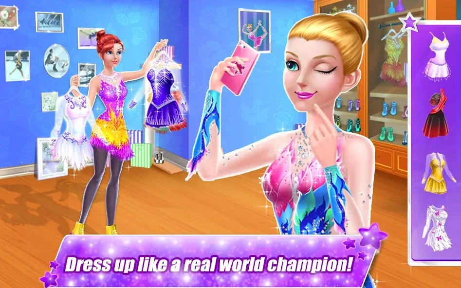 Ice Skating Superstar - Perfec  [МОД Menu] Screenshot 2