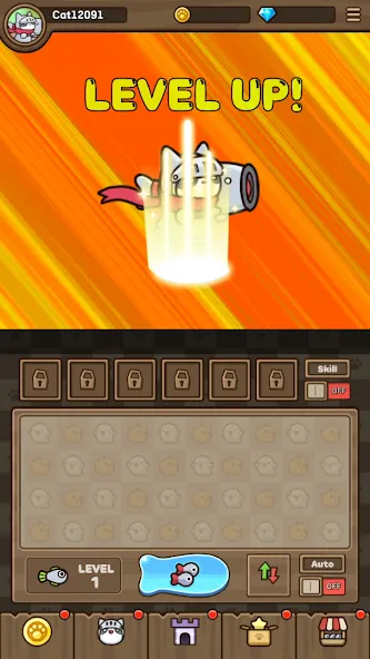 Cat Hero : Idle RPG (Кэт Хиро)  [МОД Меню] Screenshot 2