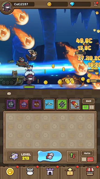 Cat Hero : Idle RPG (Кэт Хиро)  [МОД Меню] Screenshot 4